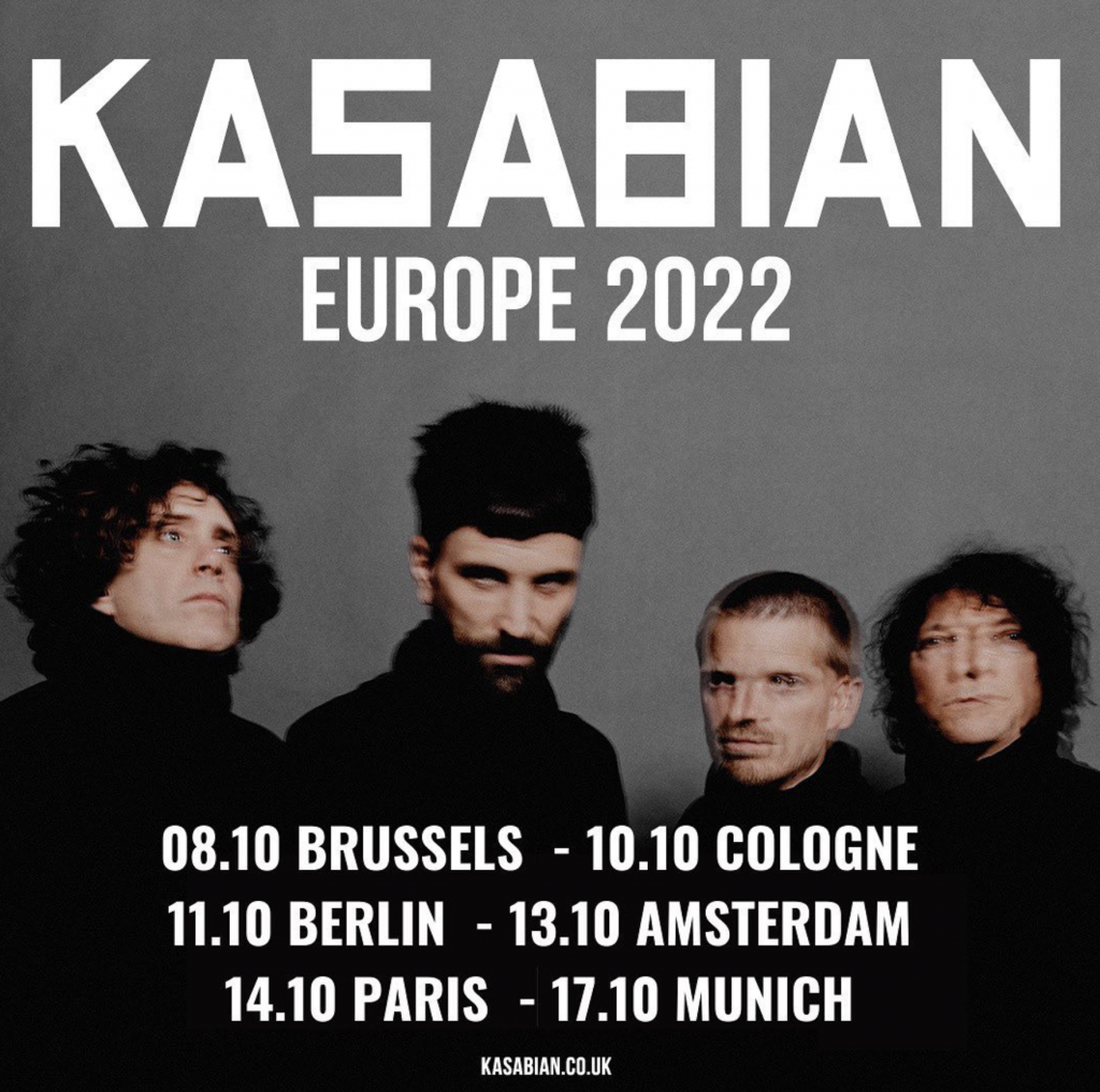 kasabian tour 2022 europe